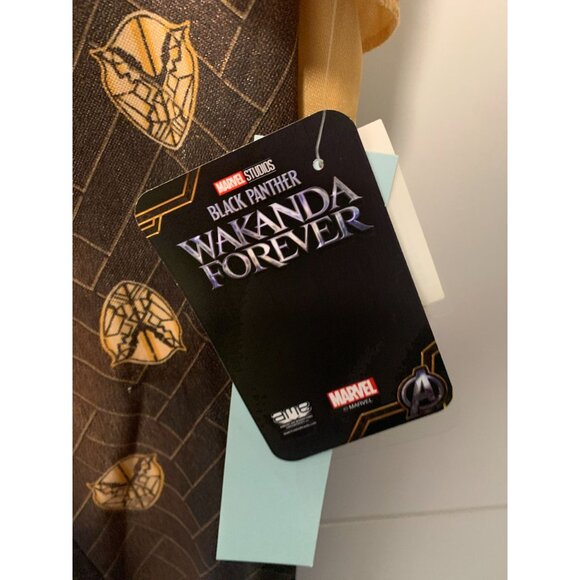 New Marvel Youth Medium 8 Wakand Forever Black Panther Costume Dress Up Hallowee - Picture 4 of 5